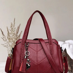 Elegante Handtasche aus Leder | Geräumig und Praktisch für Damen