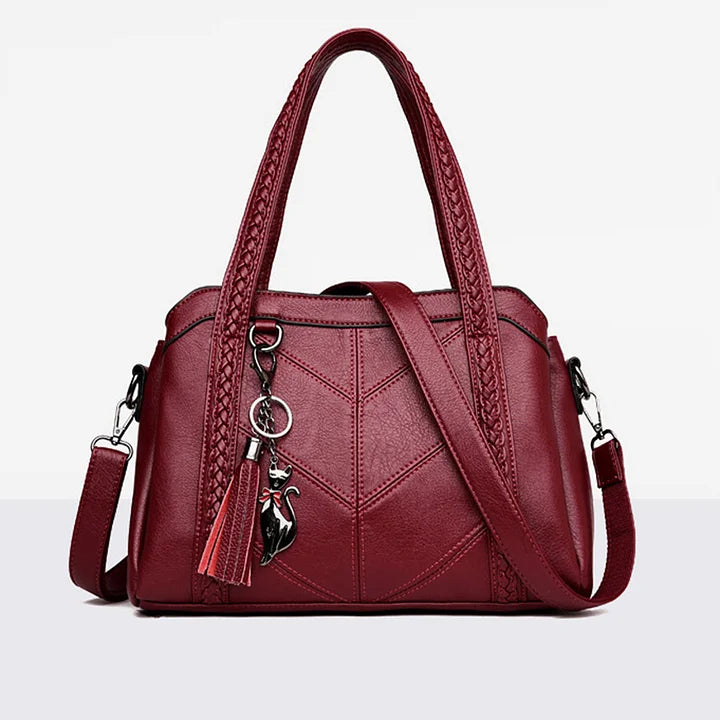 Elegante Handtasche aus Leder | Geräumig und Praktisch für Damen