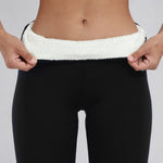 Damen Thermoleggings mit Hohem Bund für Wintertage