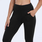 Damen Thermoleggings mit Hohem Bund für Wintertage