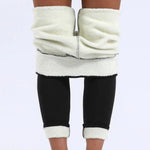 Damen Thermoleggings mit Hohem Bund für Wintertage
