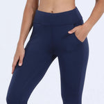 Damen Thermoleggings mit Hohem Bund für Wintertage