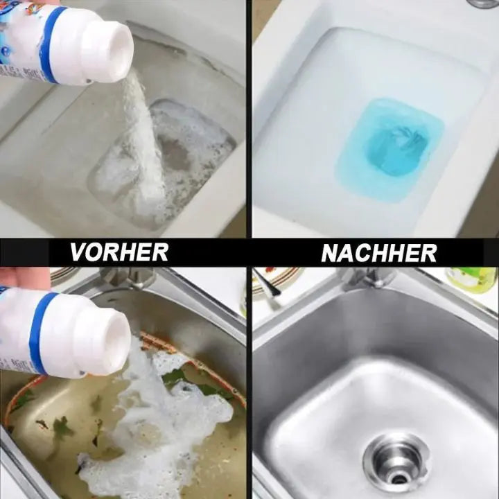 Effektiver Abflussreiniger – Beseitigt Fett, Haare & Verstopfungen