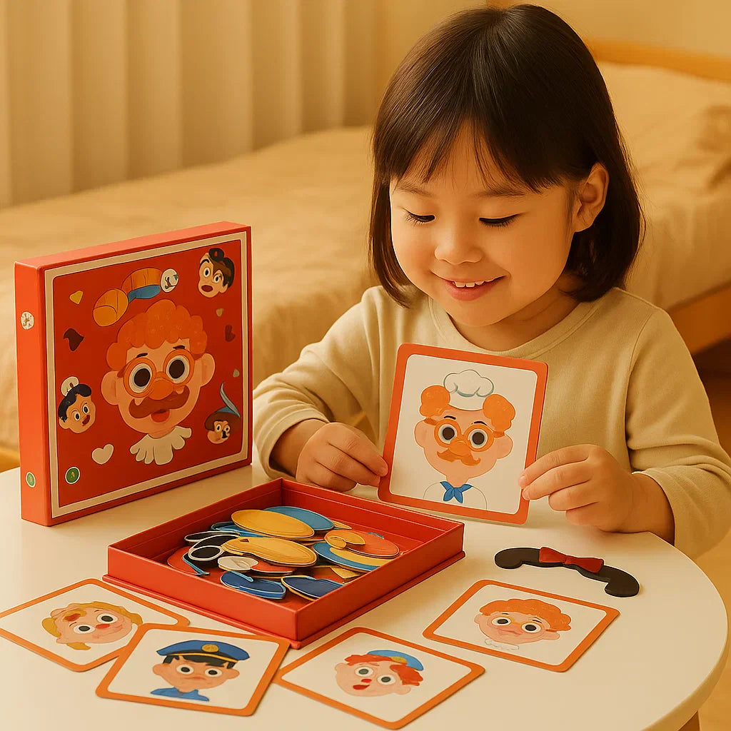 Emotionen Entdecken: Magnetisches Lernpuzzle für Kinder