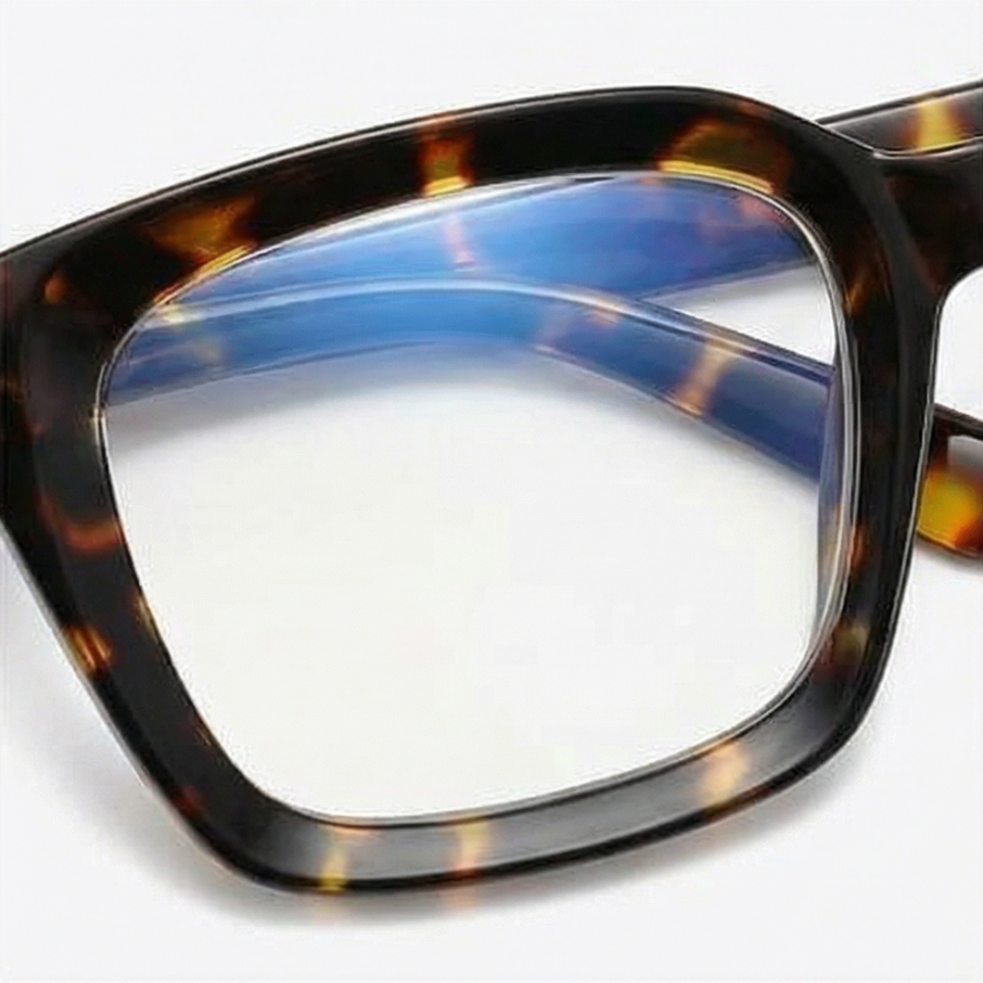 Entspannte Lesehilfe | Klare Gläser | Übergroße Brille | OptiRelax