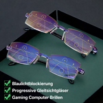 Multifokale Lesebrille | Leicht & Randlos | Blau Licht Schutz