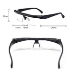 Verstellbare Lesebrille | Stufenlose Fokussierung | Klare Sicht
