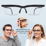 Verstellbare Lesebrille | Stufenlose Fokussierung | Klare Sicht