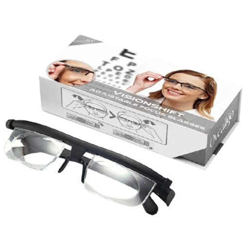 Verstellbare Lesebrille | Klare Sicht auf Knopfdruck