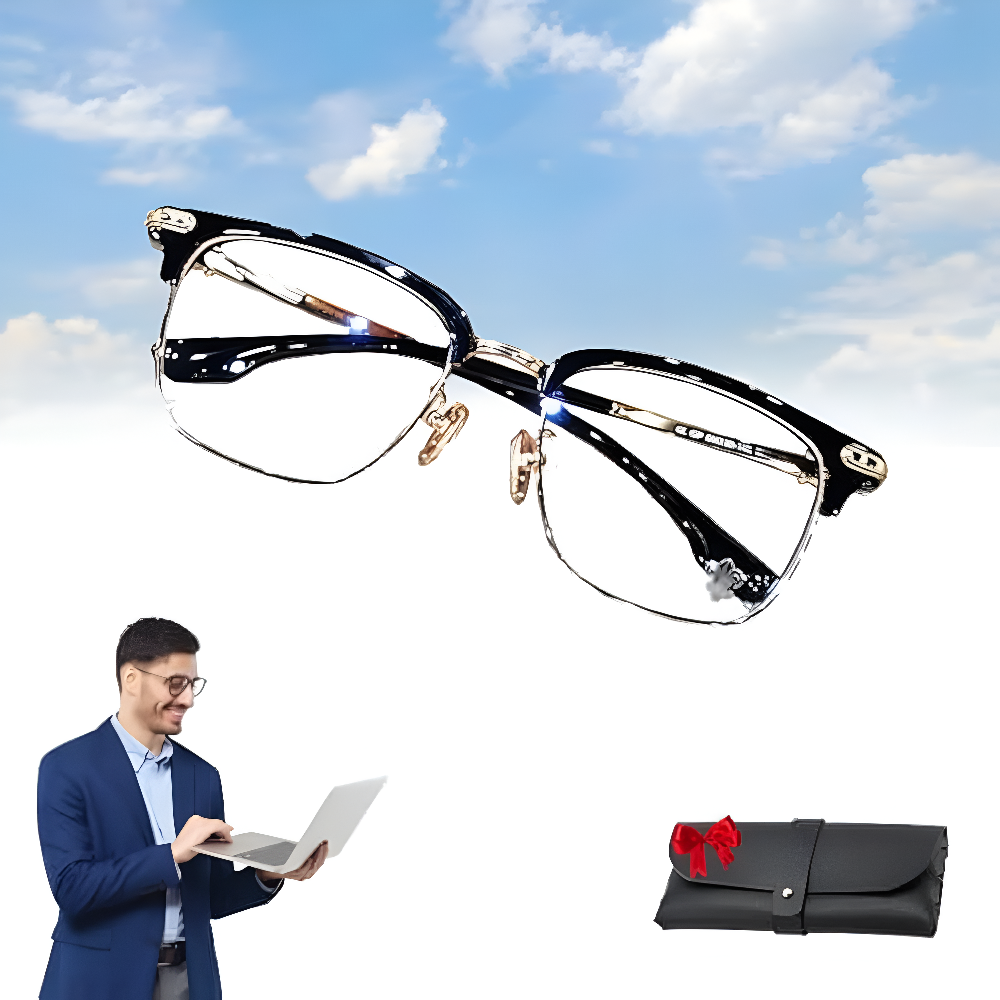 Leichte Lesebrille mit fortschrittlicher Linsengestaltung