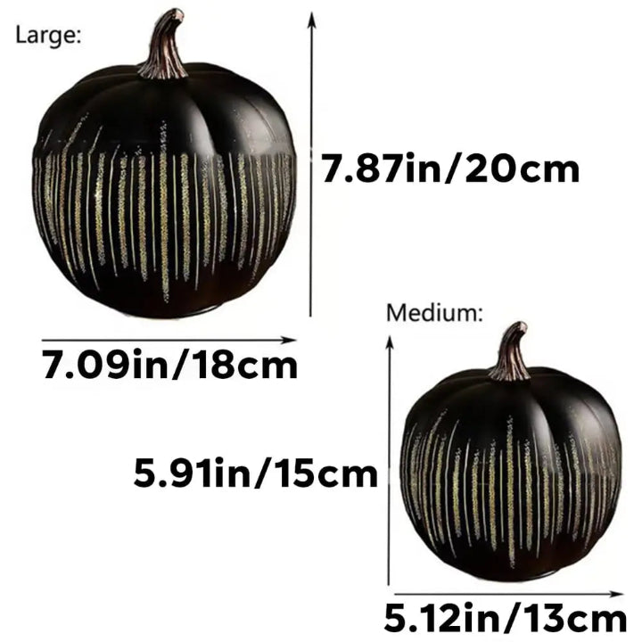 Herbstliche Kürbisleuchte – Funkelndes LED Licht mit Timer