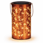 Shimmering Solar Lantern for Romantic Garden Evenings