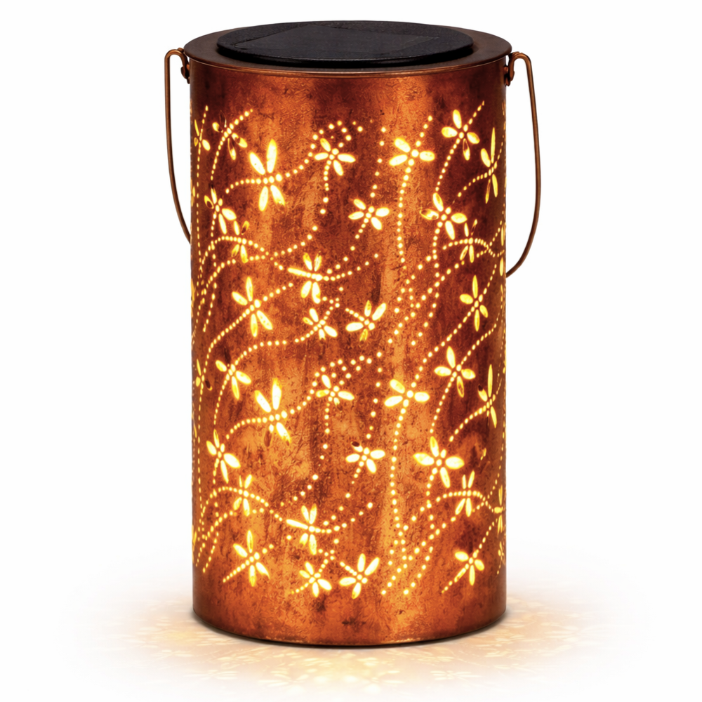Shimmering Solar Lantern for Romantic Garden Evenings