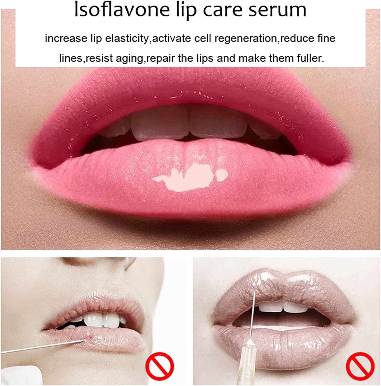 Schnelle Lippenvergrößerung für einen strahlenden Look