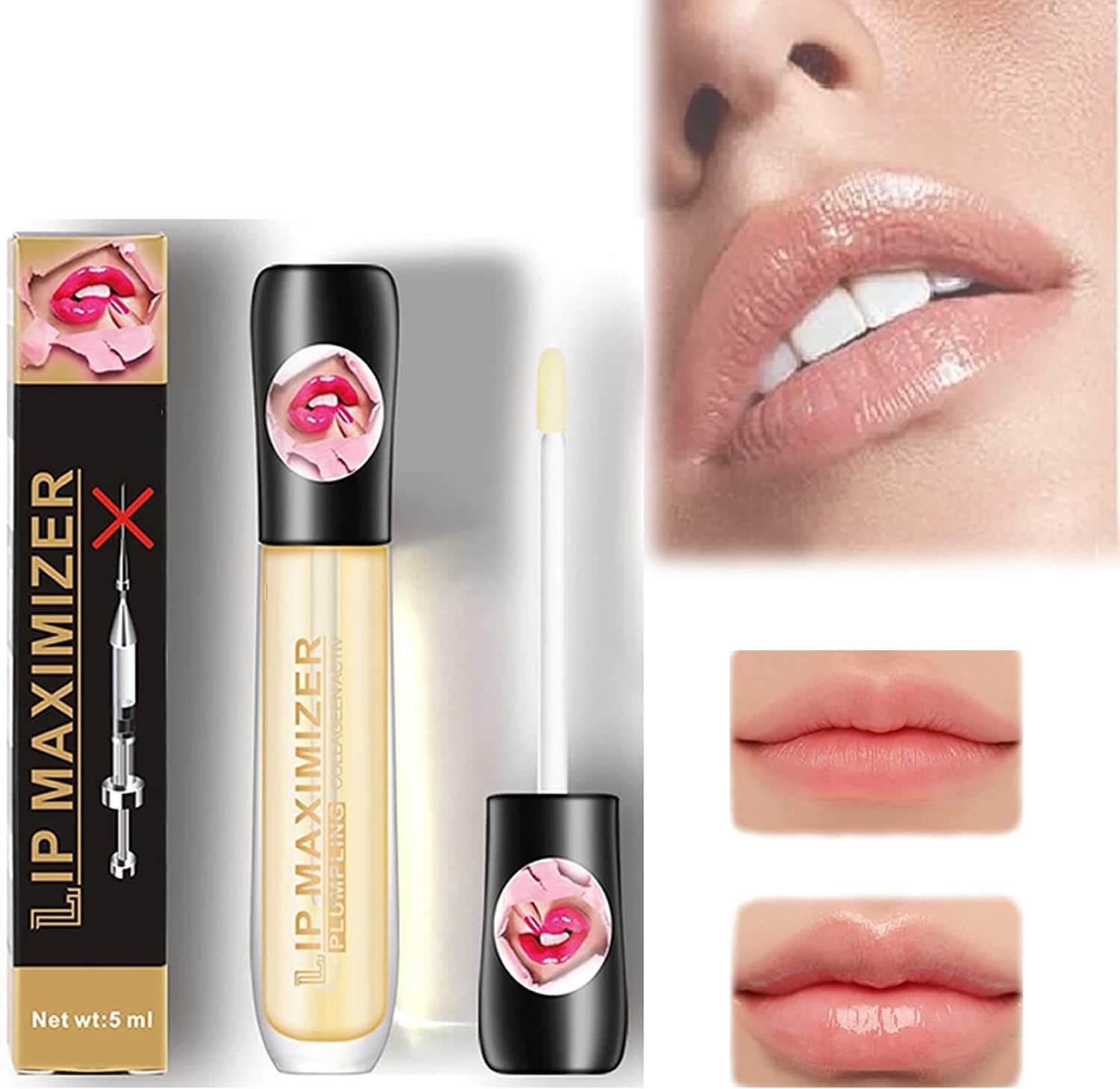 Lippenschönheit | Volumenserum | Hyaluronpflege für volle Lippen