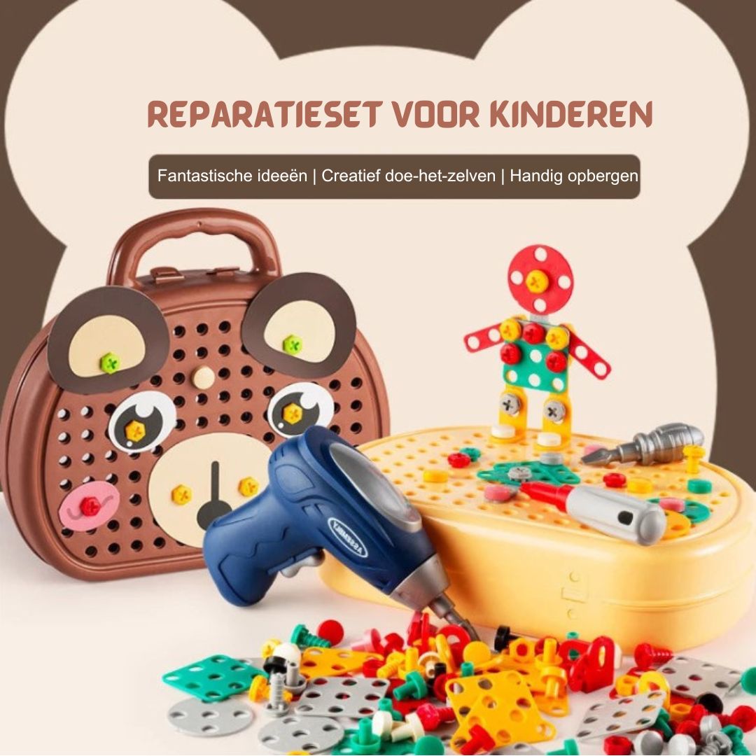 Lob Rabbit - Creative Building Set with Electric Tools for Children