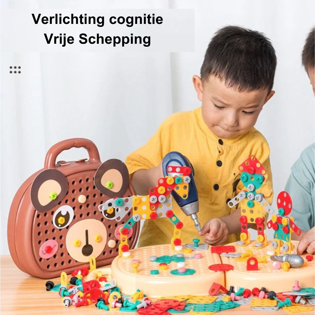 Lob Rabbit - Creative Building Set with Electric Tools for Children