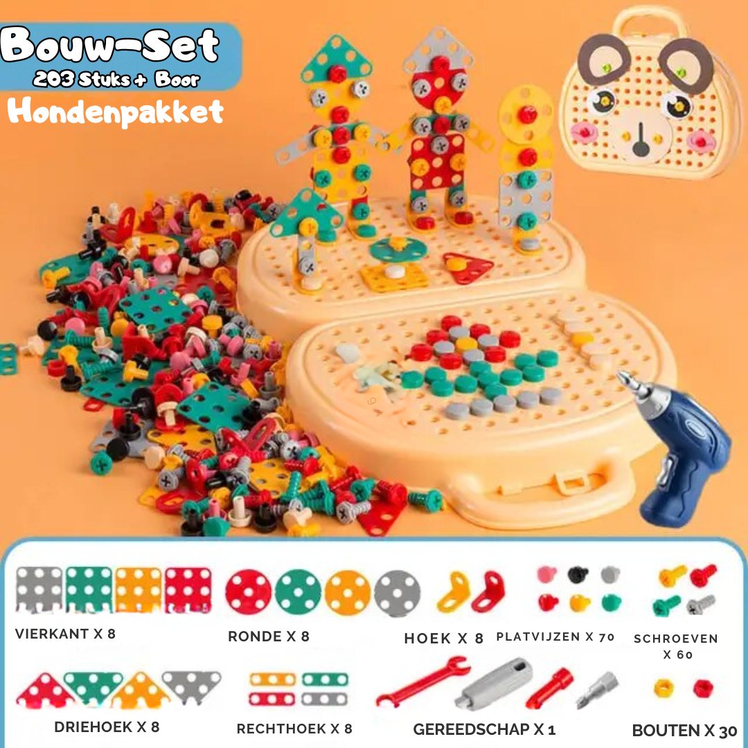 Lob Rabbit - Creative Building Set with Electric Tools for Children
