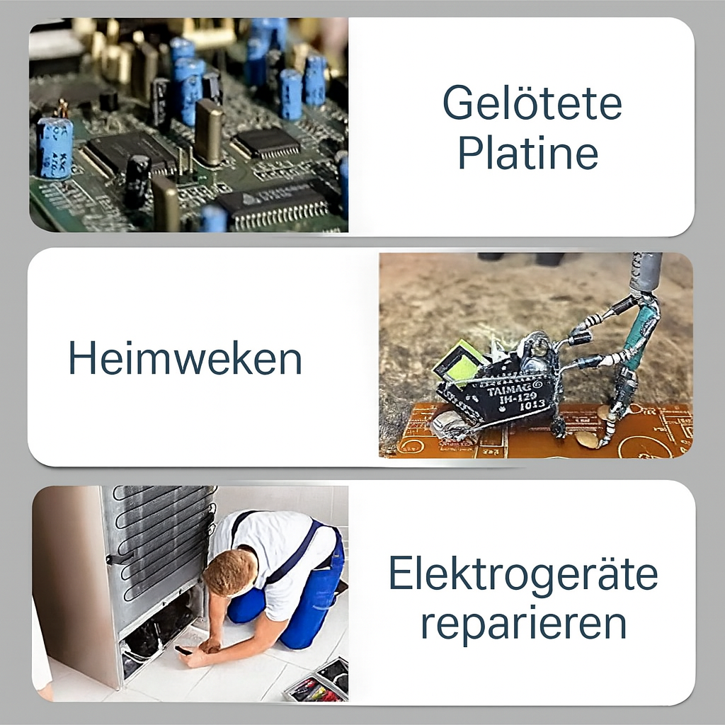 Präzisions-Lötgerät für müheloses Arbeiten mit einer Hand