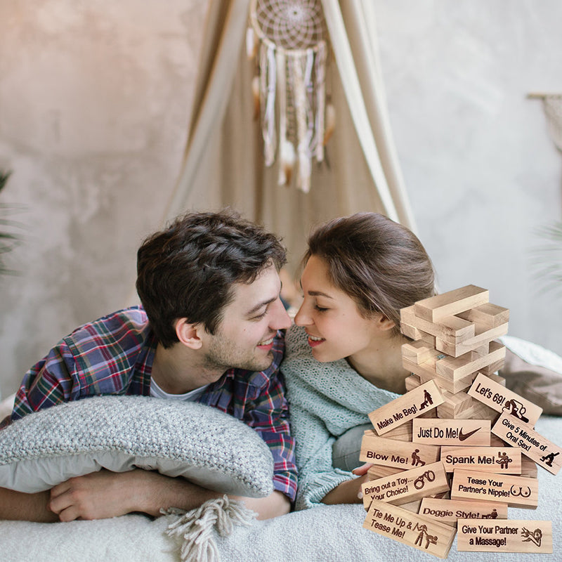 LoveBlocks - Playful Wooden Block Game for Couples