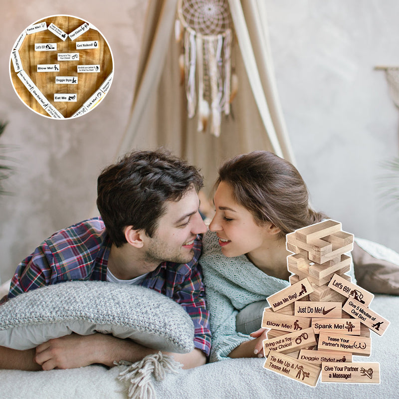 LoveBlocks - Playful Wooden Block Game for Couples