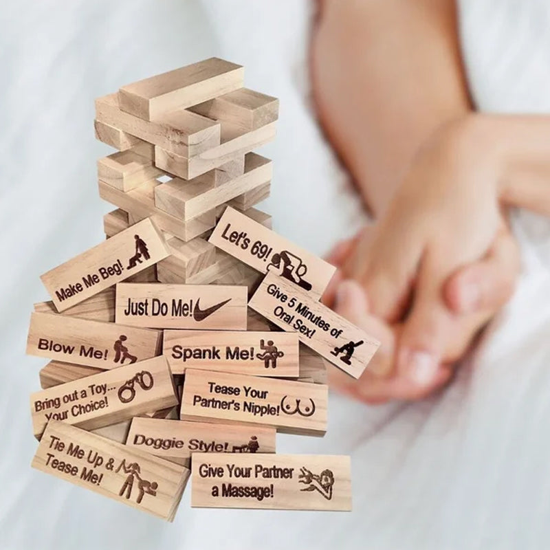 LoveBlocks - Playful Wooden Block Game for Couples