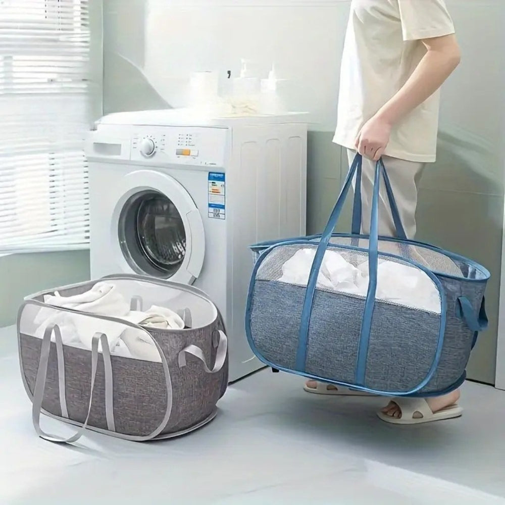 Foldable Laundry Hamper – Stylish and Practical