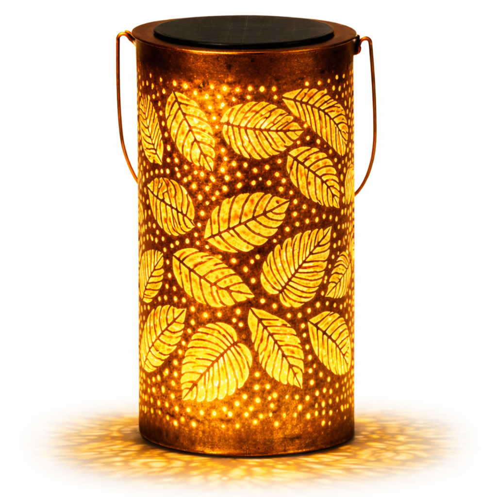 Nature's Charm – Solar Light with Stylish Leaf Design