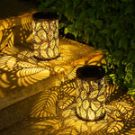 Nature's Charm – Solar Light with Stylish Leaf Design