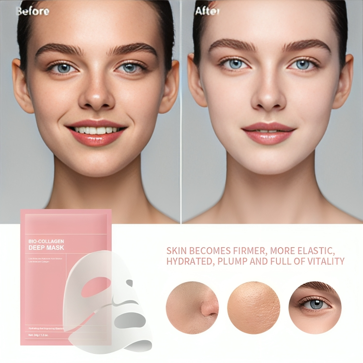 Strahlende Haut über Nacht | Bio-Collagen Maske