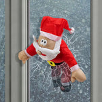 Bewegliche Fensterfigur Weihnachtsmann mit Soundaktivierung – Festliche Deko