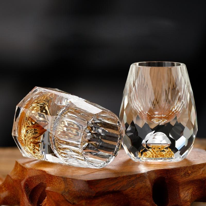 Lustrous Crystal Shot Glass | Elegant Design & Stability