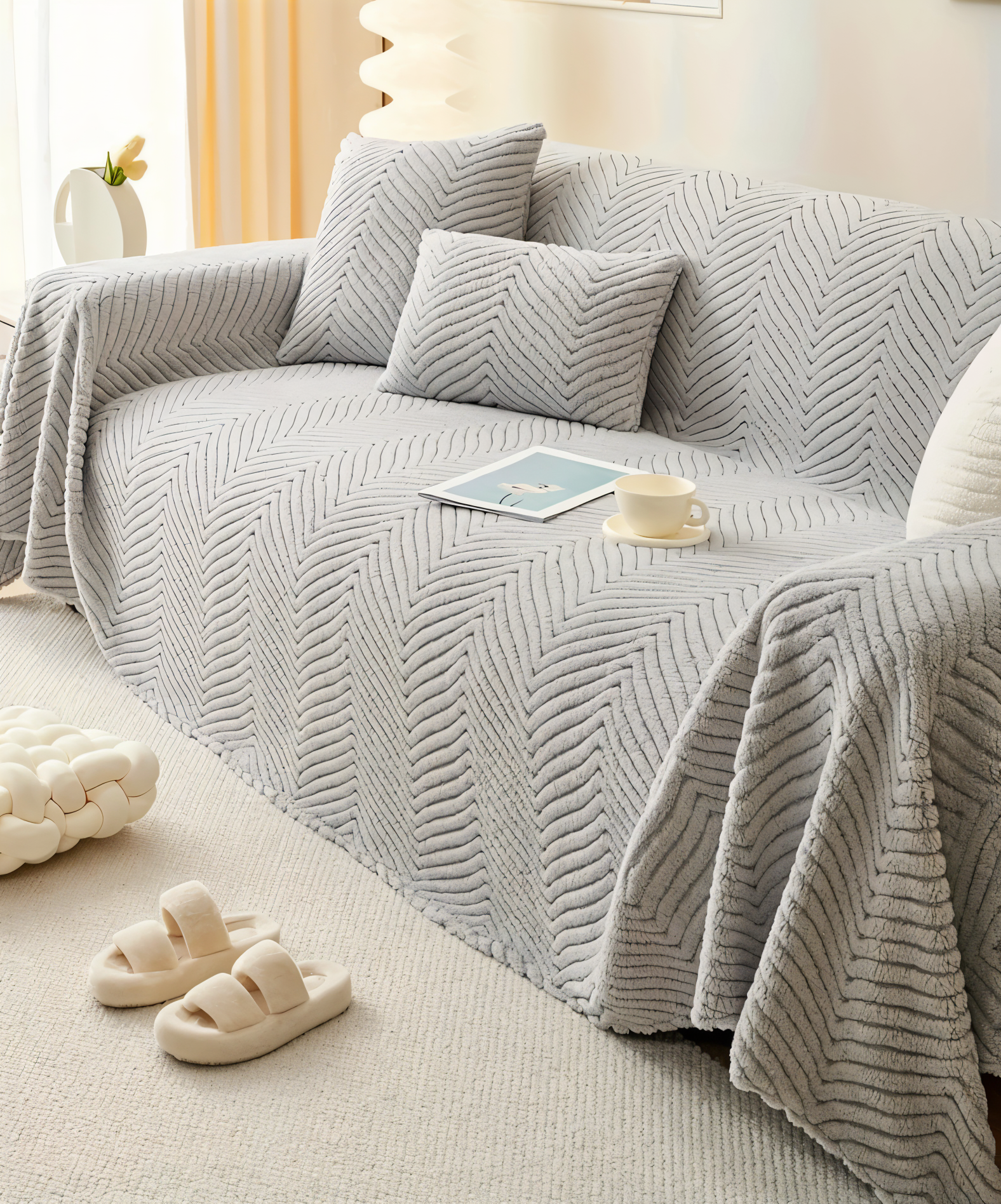 Elegant, Non-Slip Sofa Cover for Pets