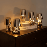 Creative Table Lamp - Cordless Sculpture Light with Dimmer