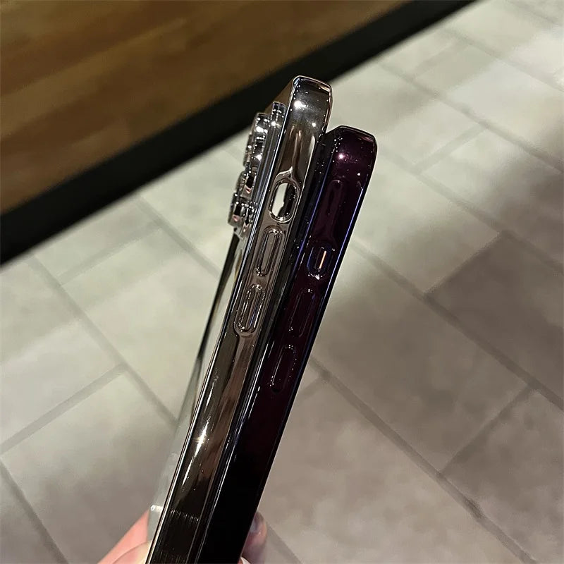 Transparente, flexible Magnethülle für iPhone