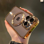 Transparente, flexible Magnethülle für iPhone