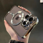 Transparente, flexible Magnethülle für iPhone