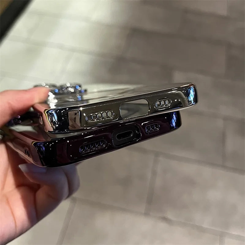 Transparente, flexible Magnethülle für iPhone