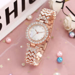 Exquisite ladies' platinum wristwatch