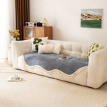 Elegant Sofa Cover with Tassels for Stylish Protection
