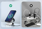 Multifunktionale Ladestation für Smartphone, Smartwatch und Kopfhörer