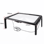 Klappbarer Tisch-Magnifier mit LED-Beleuchtung – Freihändiges Lesen