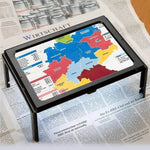 Klappbarer Tisch-Magnifier mit LED-Beleuchtung – Freihändiges Lesen