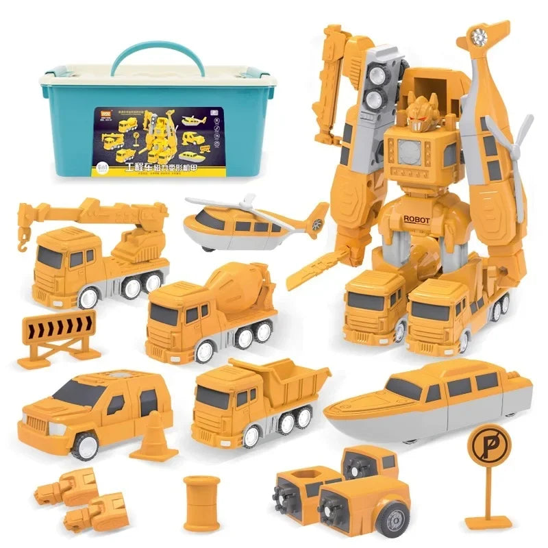 MagnaMix - The Ultimate Toy Truck with Transformation Magic