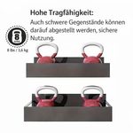 Magnetische Wandablage | Bohrfreie Montage | Platzsparende Lösung