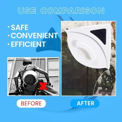 Magnetic Window Cleaner for Safe and Efficient Cleaning