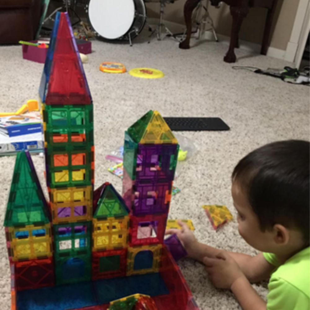 Magnetic Building Blocks (60 pieces) | Fosters creativity and imagination