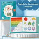 Magnetisches Bruch-Lernset: Mathematikspielzeug für Kinder ab 6 Jahren