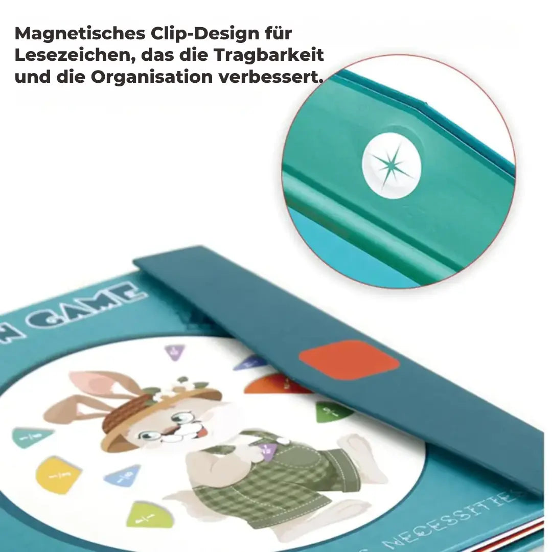 Magnetisches Bruch-Lernset: Mathematikspielzeug für Kinder ab 6 Jahren