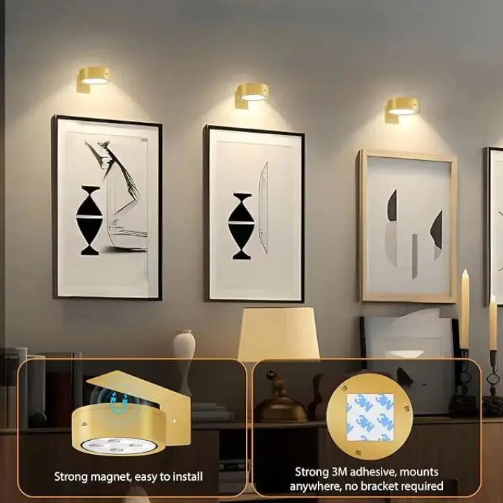 1 Kaufen, 1 Gratis | Magnetische LED-Bilderleuchte – Perfekte Kunstbeleuchtung